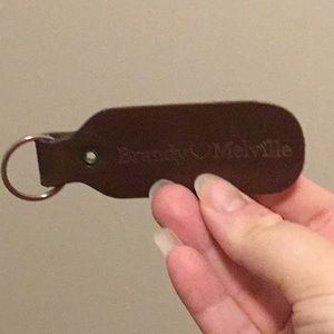 Brandy Melville leather keychain